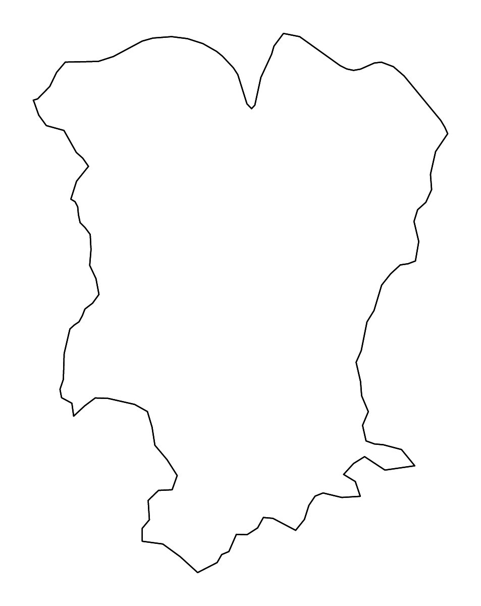 Carte de contour de Mtskheta-Mtianeti, Georgia avec rivières.
