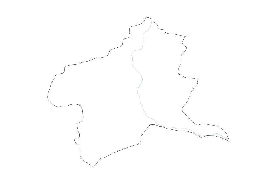 Aperçu de la carte de contour de Gunma