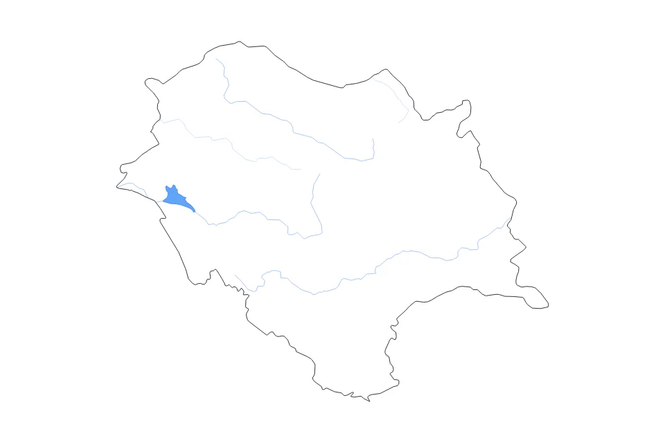 Aperçu de la carte de contour de Himachal Pradesh