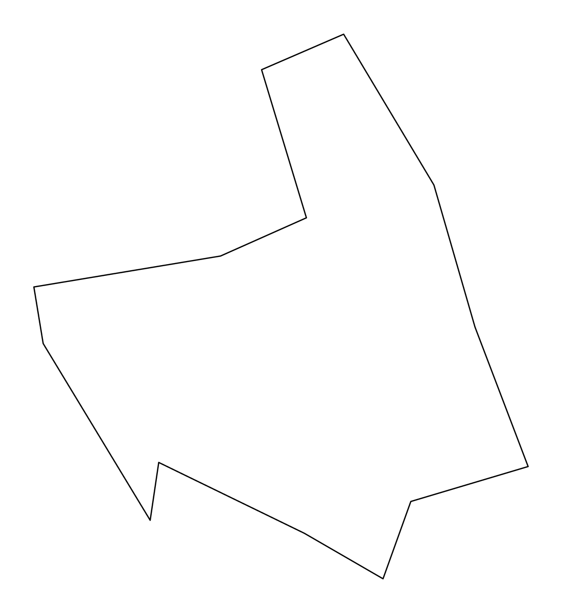 Carte de contour de Kwai Tsing, Hong Kong.