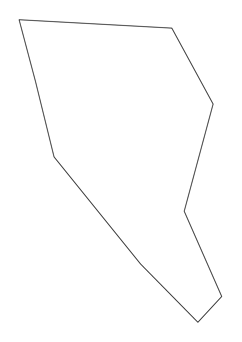 Mapa de contorno de Kwun Tong, Hong Kong.