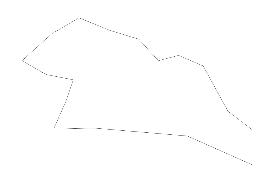 Outline map of Siu Ma Shan Administrative Area, Hong Kong with subdivision borders.