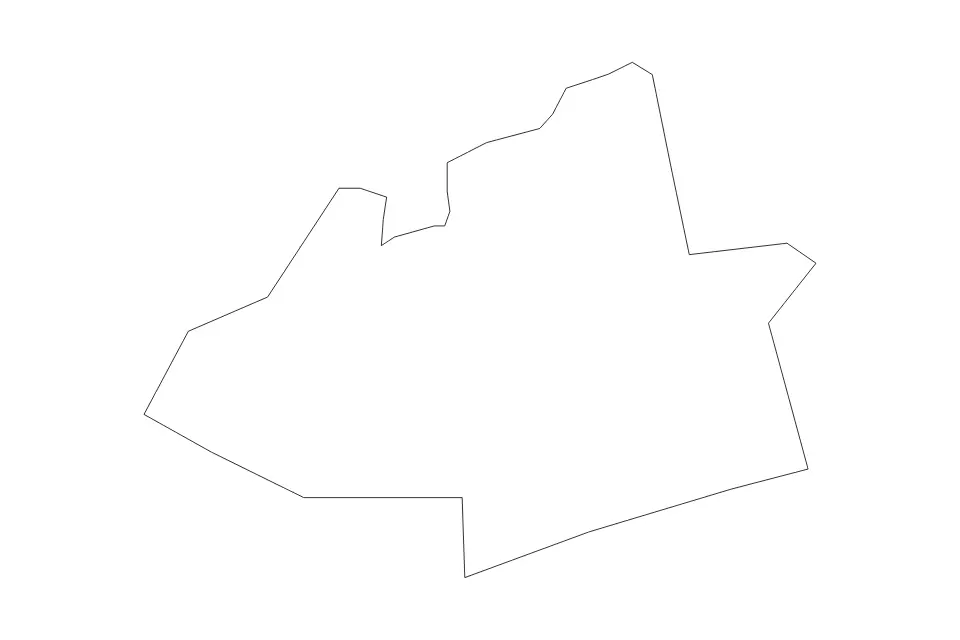 Mapa de Yuen Long, Hong Kong de tipo contorno para Asia, con contorno con límites limpios.