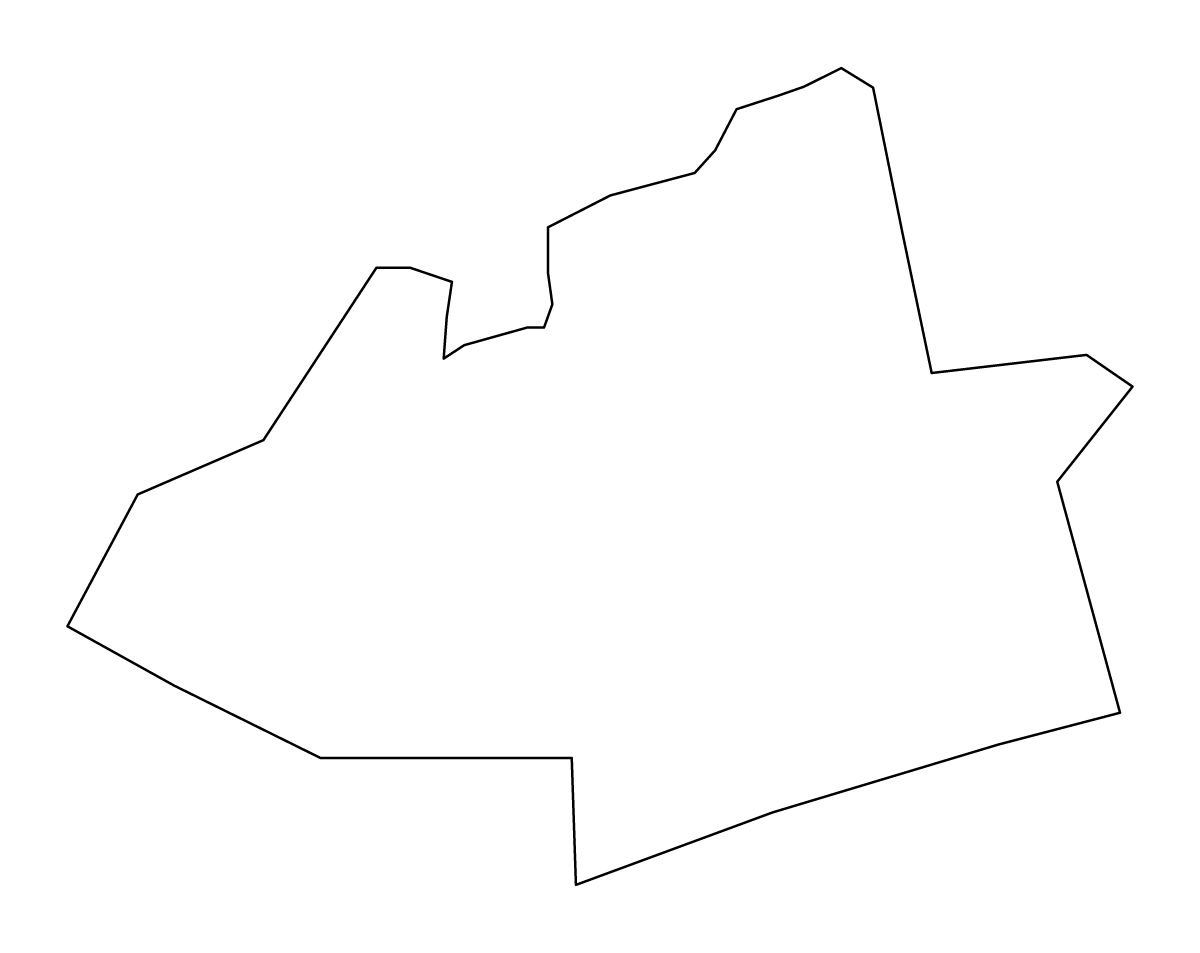 Mapa de contorno de Yuen Long, Hong Kong.