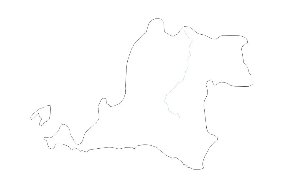 Banten outline map preview