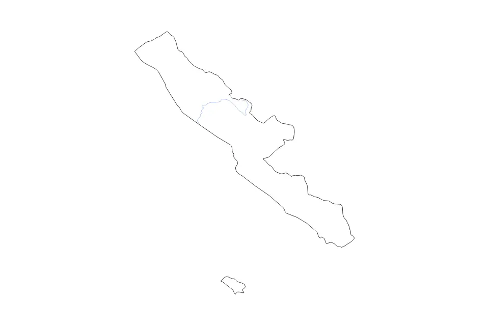 Bengkulu outline map preview