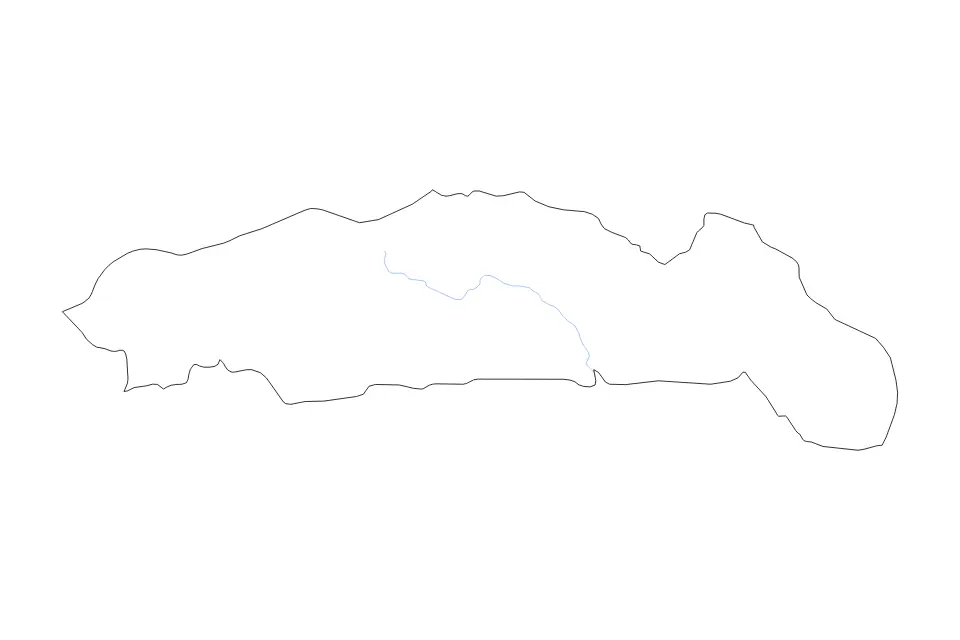 Vista previa del mapa de contorno de Gorontalo