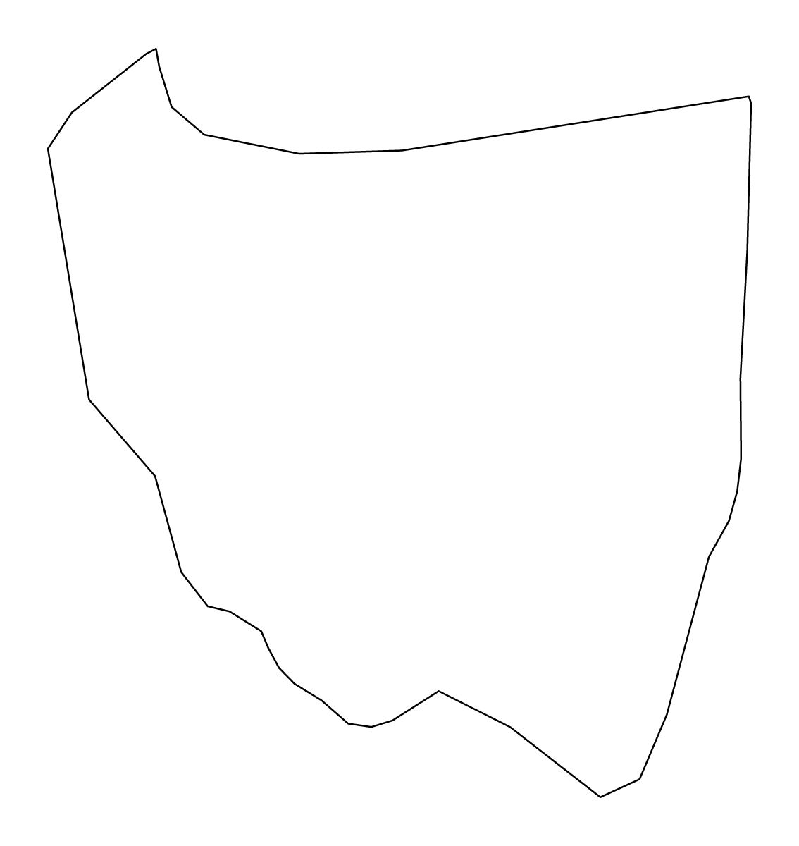 Carte de contour de Jakarta, Indonesia.