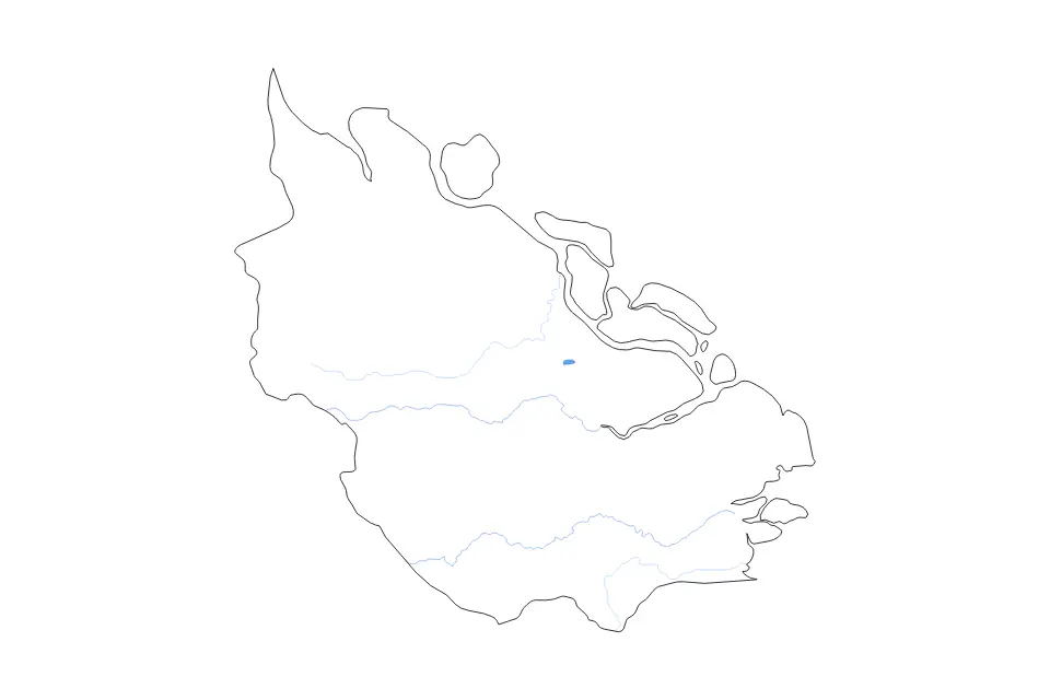 Mapa de Riau, Indonesia de tipo contorno, lagos y ríos para Asia, con contorno, lagos y ríos con elementos de agua como Tasik Pulau Besar.