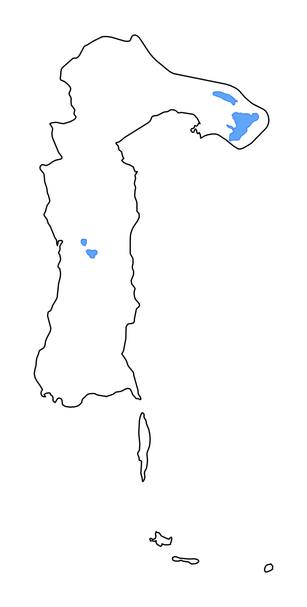 Carte de contour de South Sulawesi, Indonesia avec lacs et rivières.