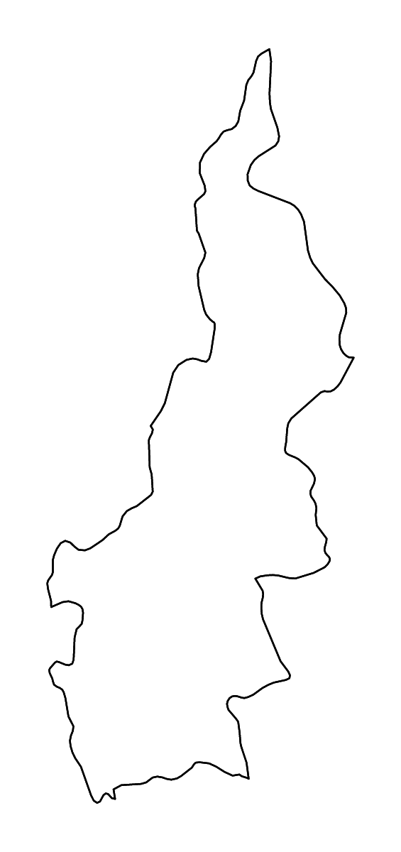 Carte de contour de West Sulawesi, Indonesia avec rivières.