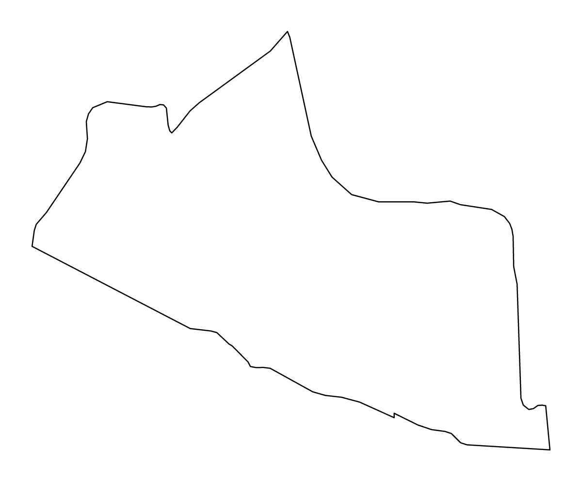 Mapa de contorno de Yogyakarta, Indonesia.