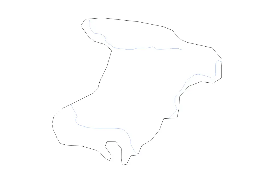 Vista previa del mapa de contorno de Alborz