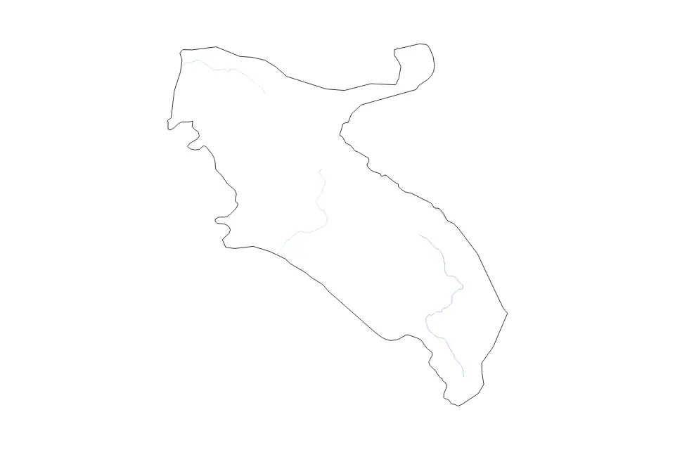 Aperçu de la carte de contour de Ilam