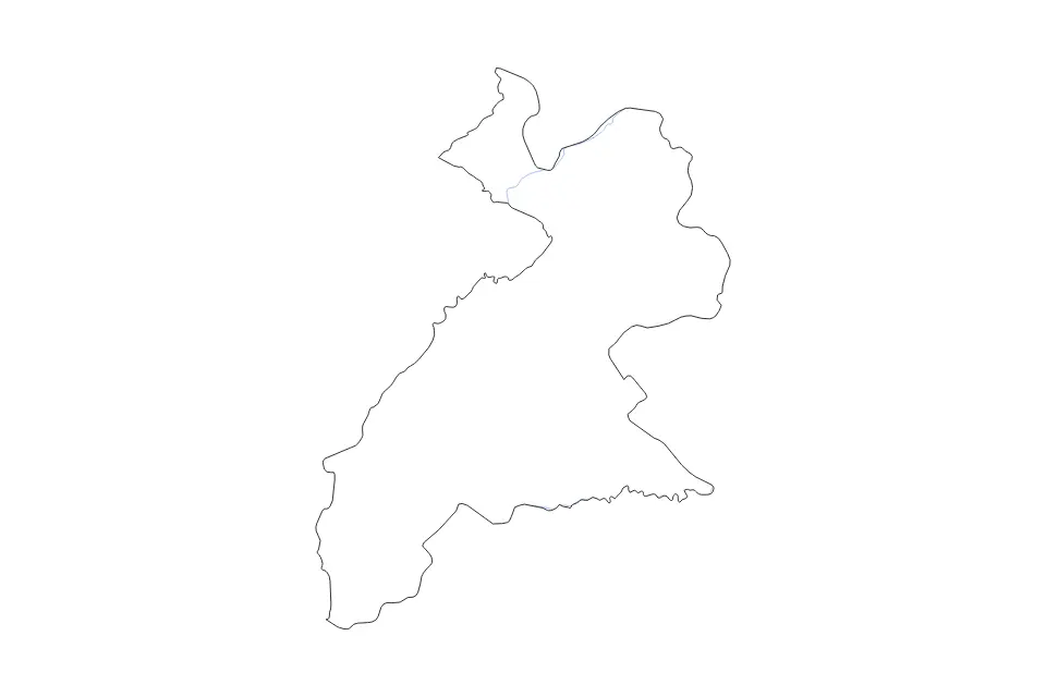 Erbil outline map preview
