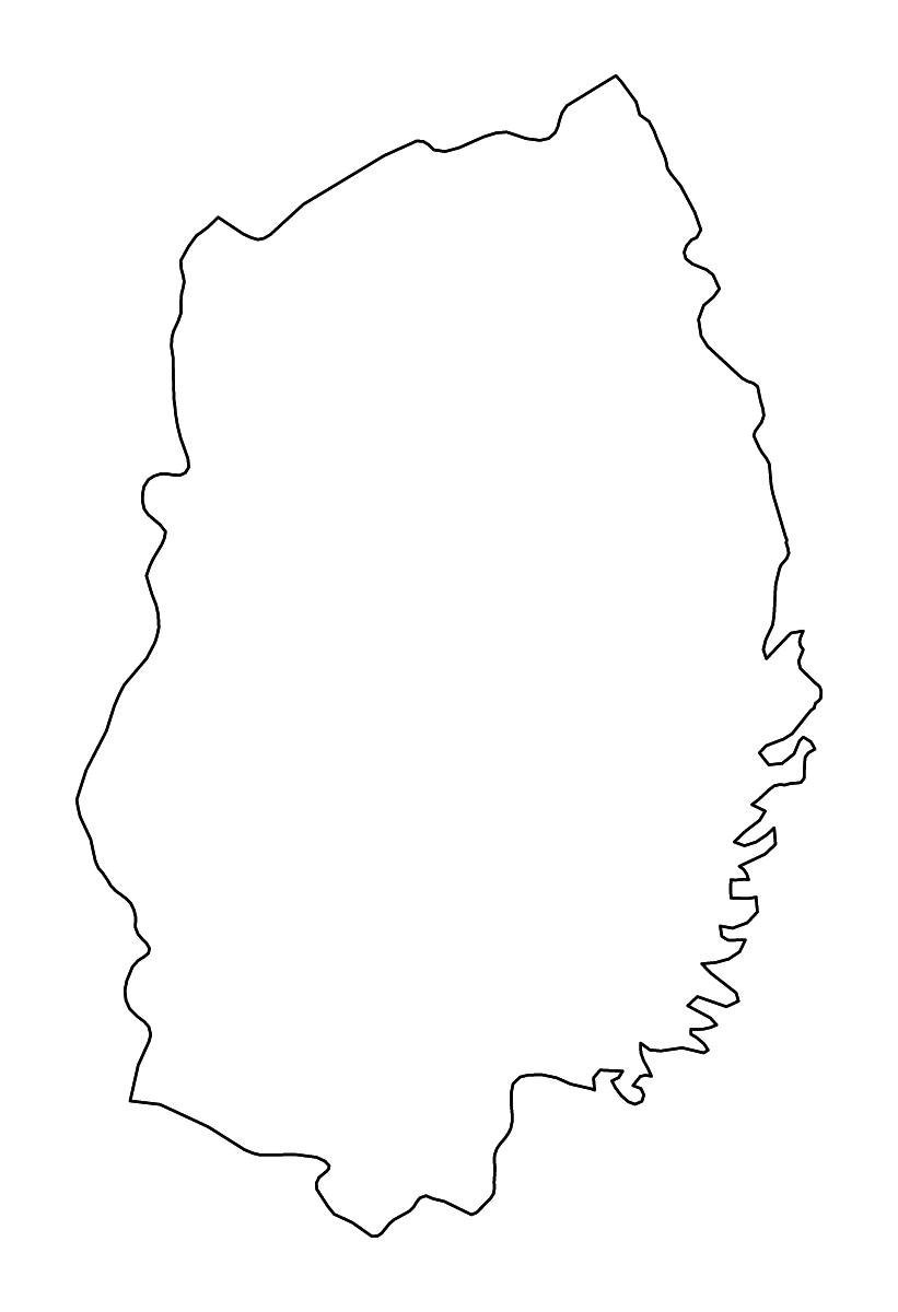 Carte de contour de Iwate Prefecture, Japan avec rivières.