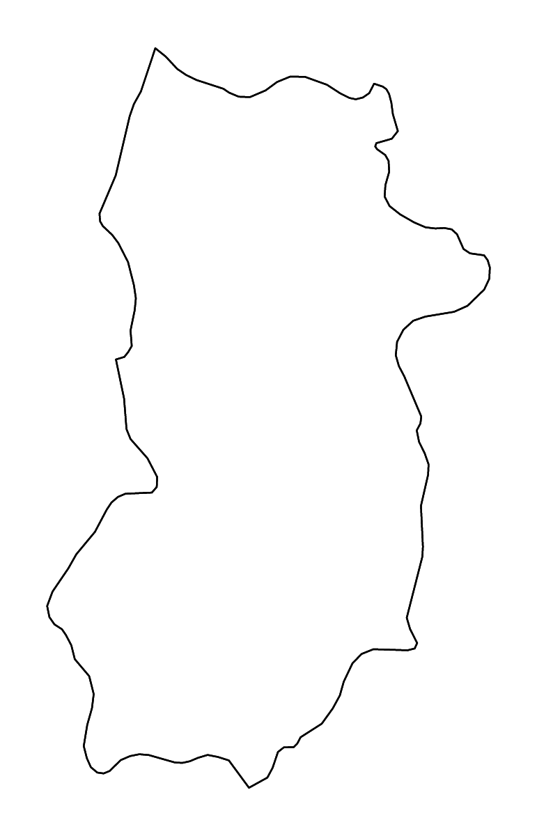Carte de contour de Nara Prefecture, Japan avec rivières.
