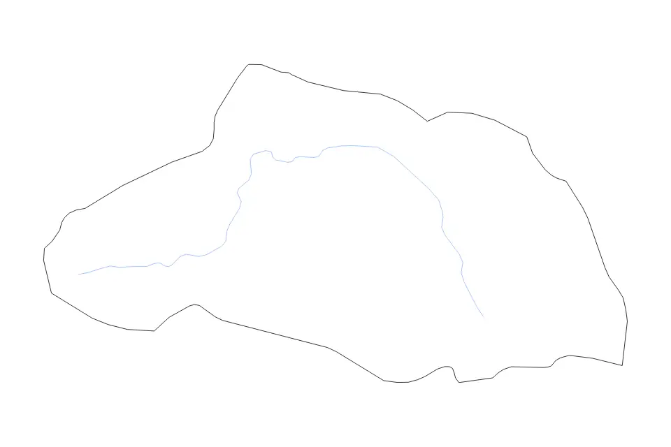 Mapa de Saitama Prefecture, Japan de tipo contorno y ríos para Asia, con contorno y ríos con límites limpios.