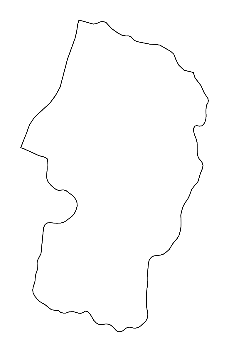 Carte de contour de Yamagata Prefecture, Japan avec rivières.