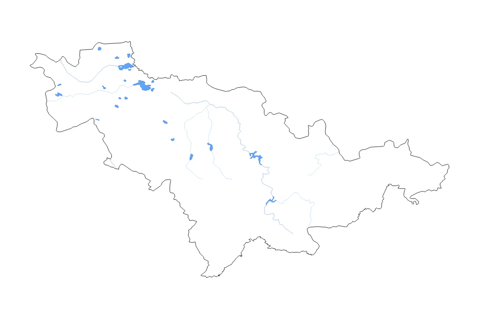 Vista previa del mapa de contorno de Jilin