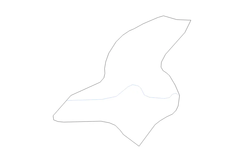Aperçu de la carte de contour de Jerash
