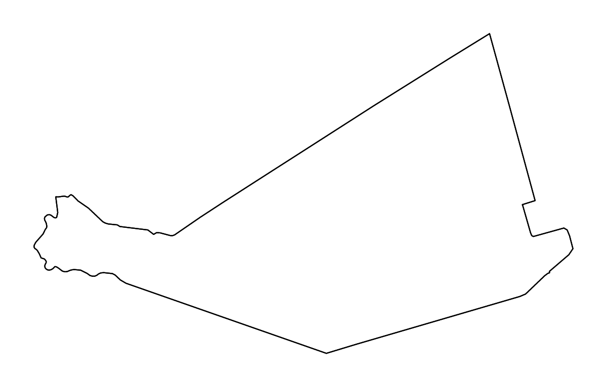 Mapa de contorno de Mafraq, Jordan con ríos.