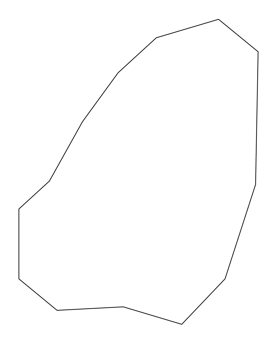 Mapa de contorno de Almaty, Kazakhstan.
