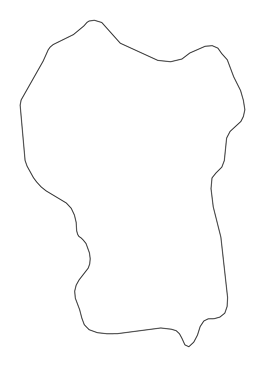Carte de contour de Kuala Lumpur, Malaysia.
