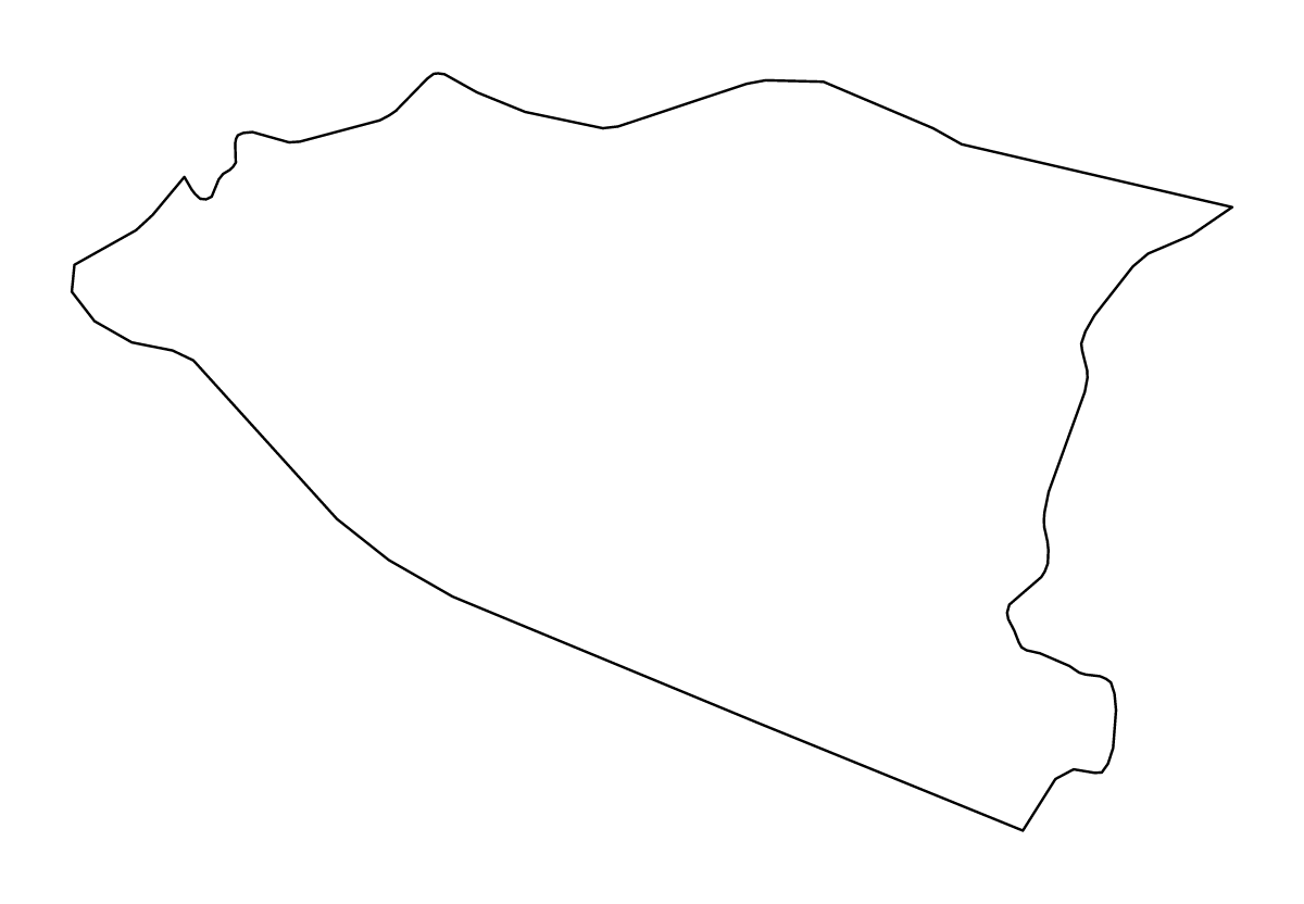 Carte de contour de Melaka, Malaysia.