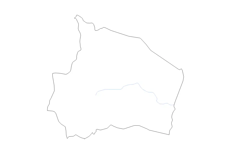 Carte de Negeri Sembilan, Malaysia de type contour et rivières pour Asie, montrant contour et rivières avec des limites nettes.