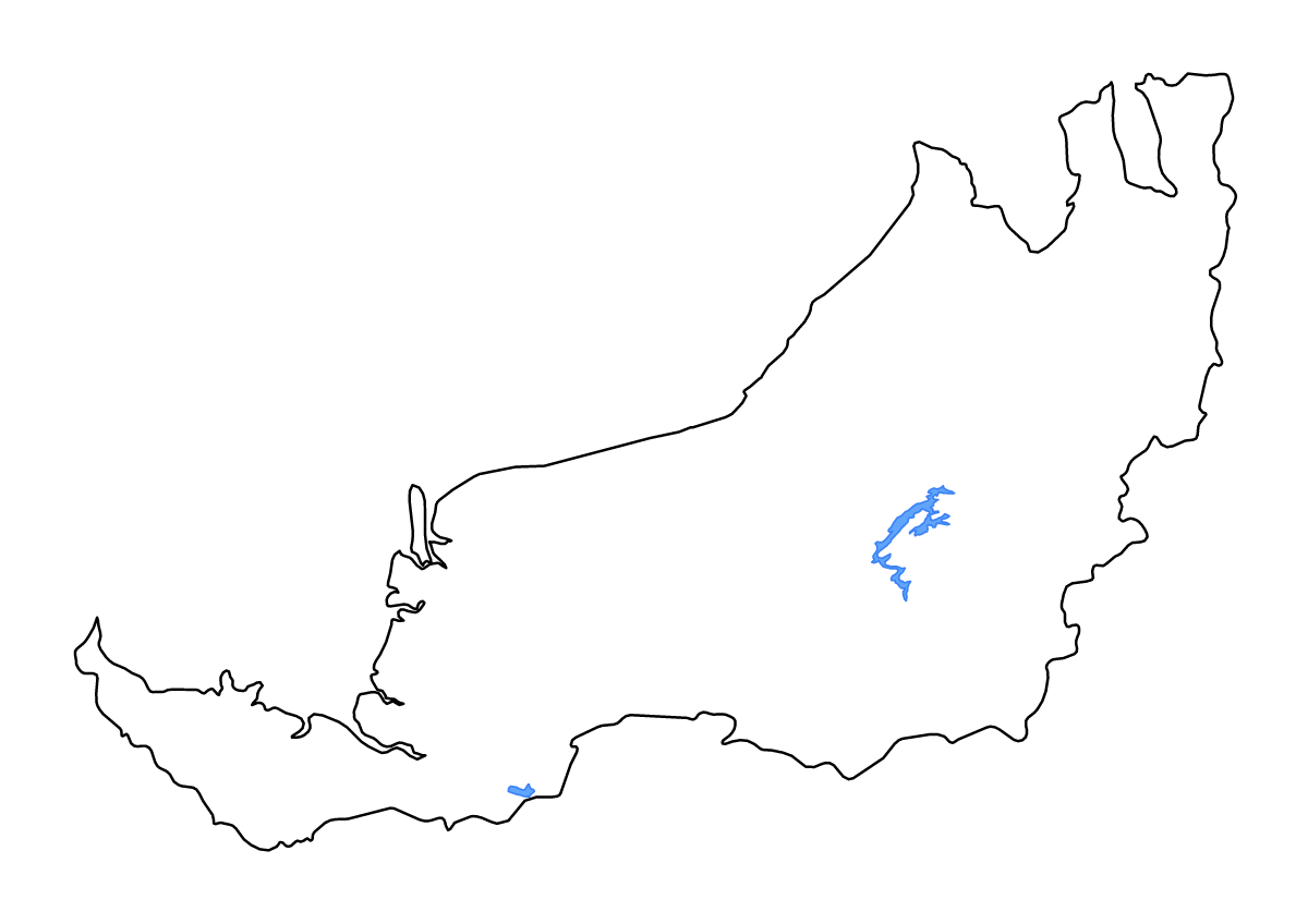 Carte de contour de Sarawak, Malaysia avec lacs et rivières.