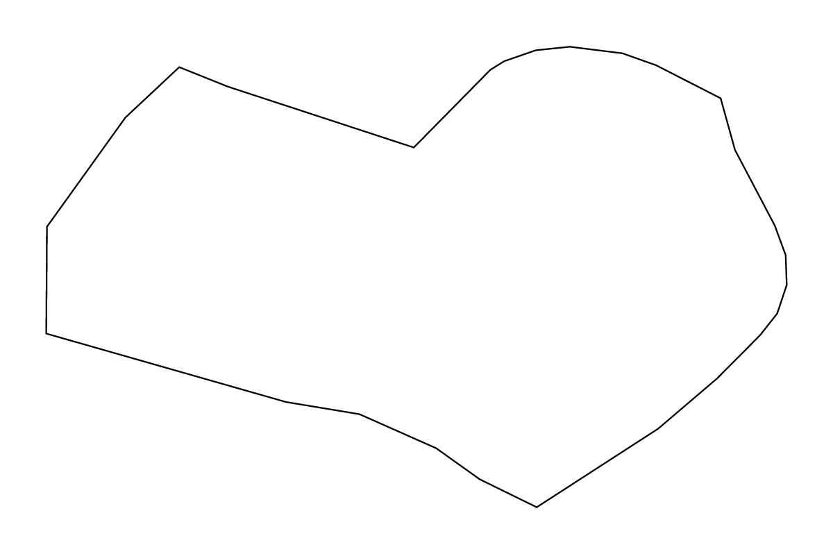 Mapa de contorno de Orkhon, Mongolia.
