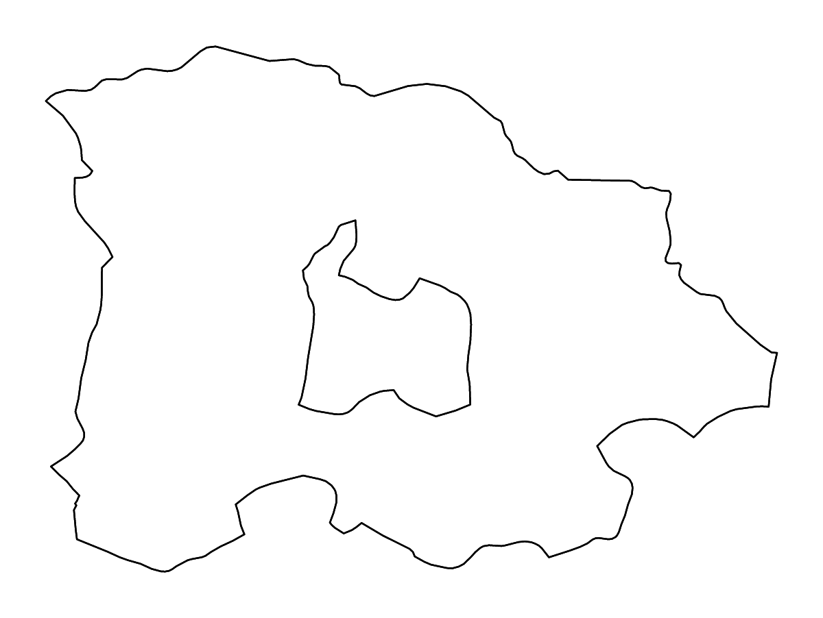 Carte de contour de Selenge, Mongolia avec rivières.