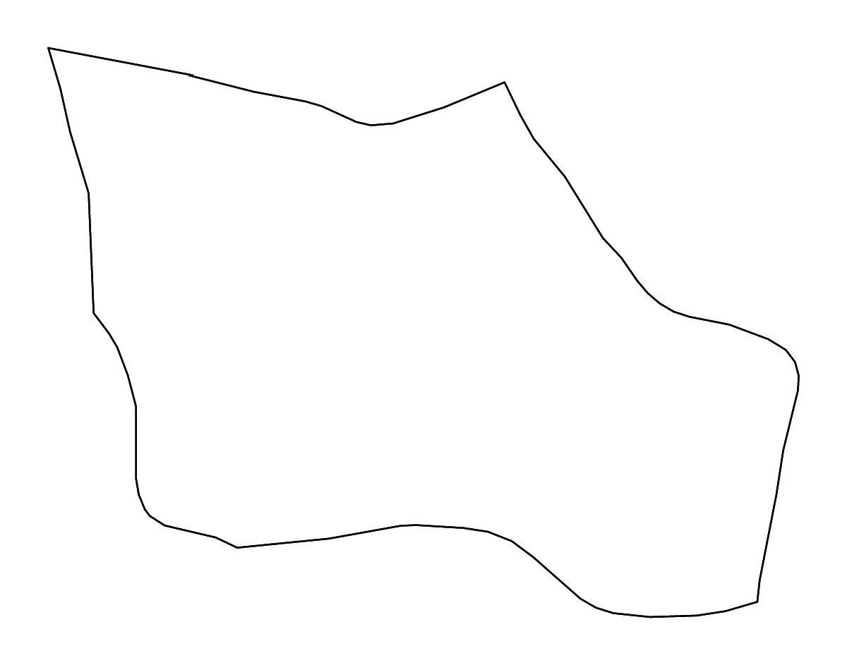 Carte de contour de Ulaanbaatar, Mongolia avec rivières.