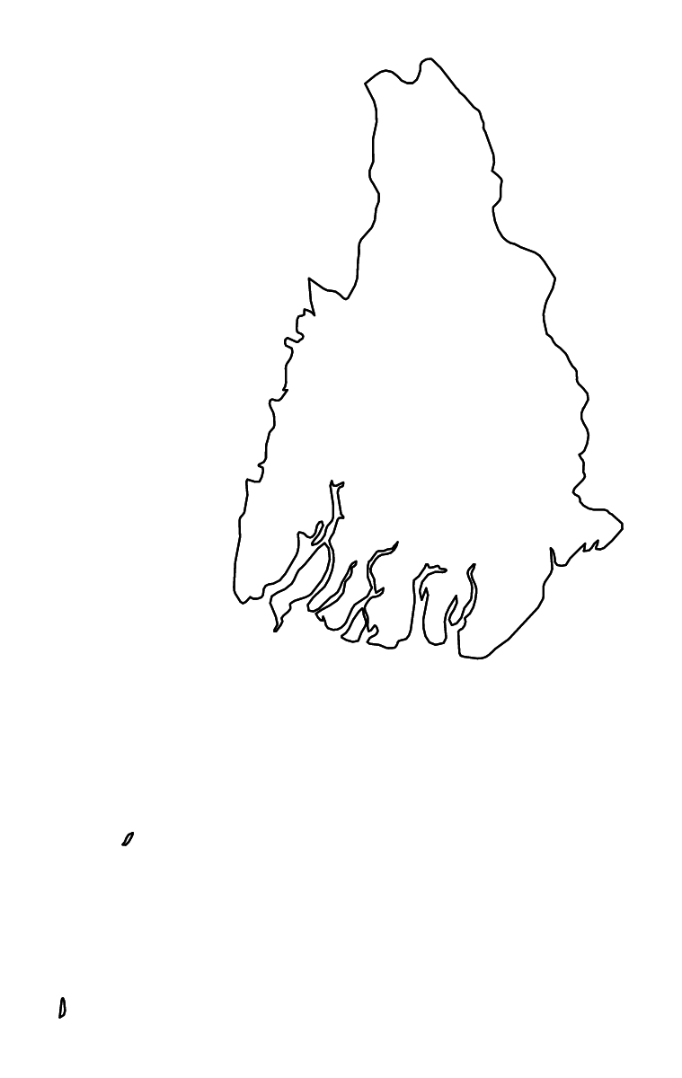 Mapa de contorno de Ayeyarwady, Myanmar con ríos.