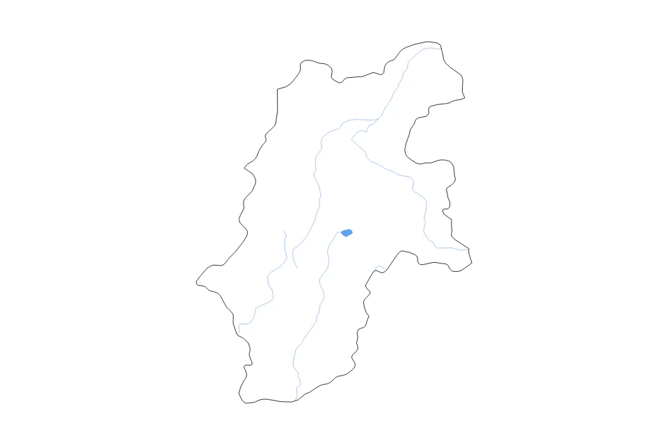Vista previa del mapa de contorno de Nagano