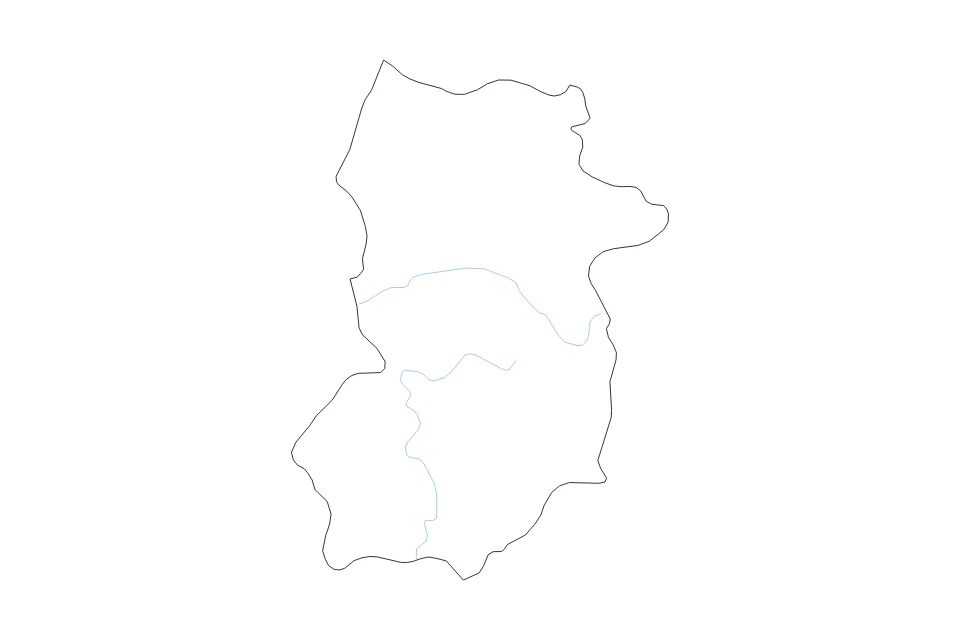 Vista previa del mapa de contorno de Nara