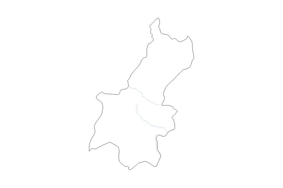 Aperçu de la carte de contour de Janakpur Zone