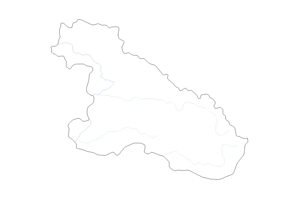 Aperçu de la carte de contour de Karnali Zone