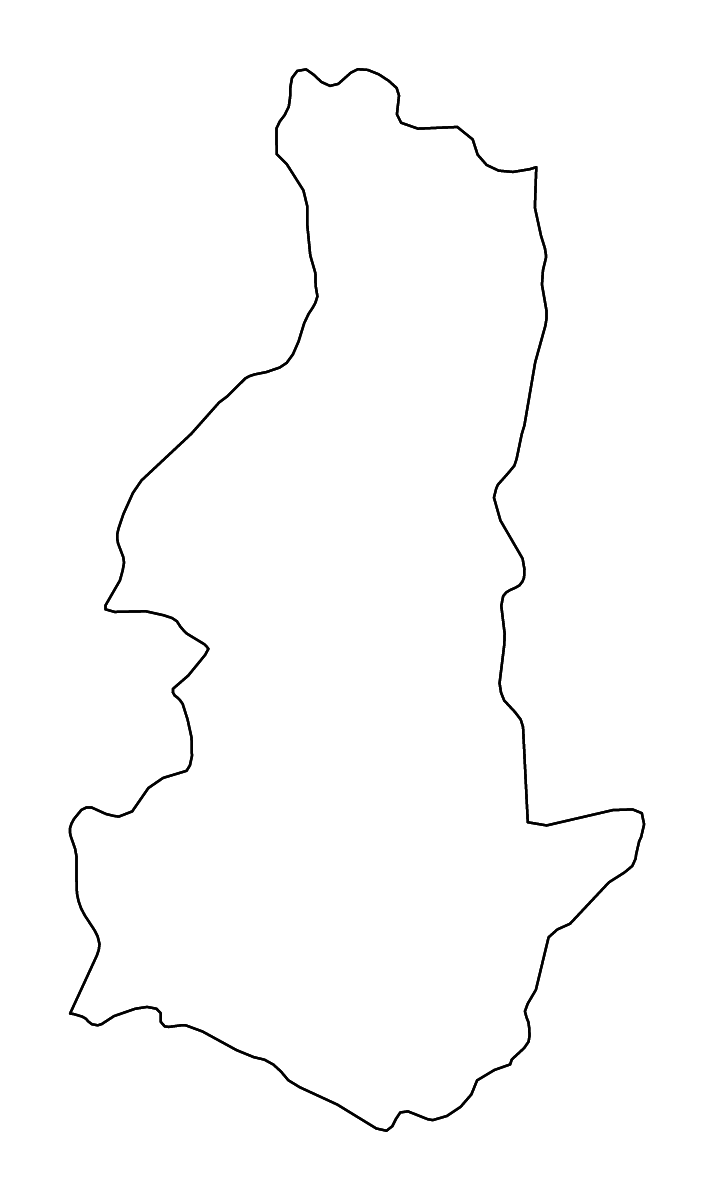 Carte de contour de Sagarmatha Zone, Nepal avec rivières.