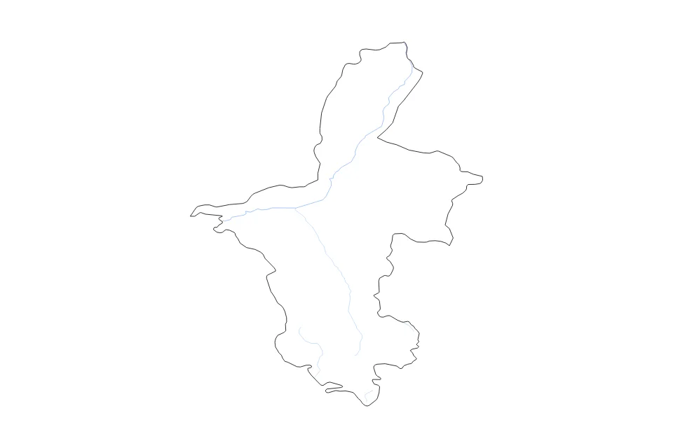 Vista previa del mapa de contorno de Ningxia