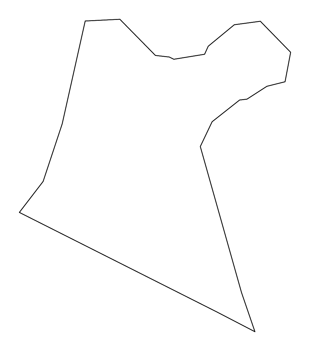 Mapa de contorno de Ad Dakhiliyah, Oman con ríos.