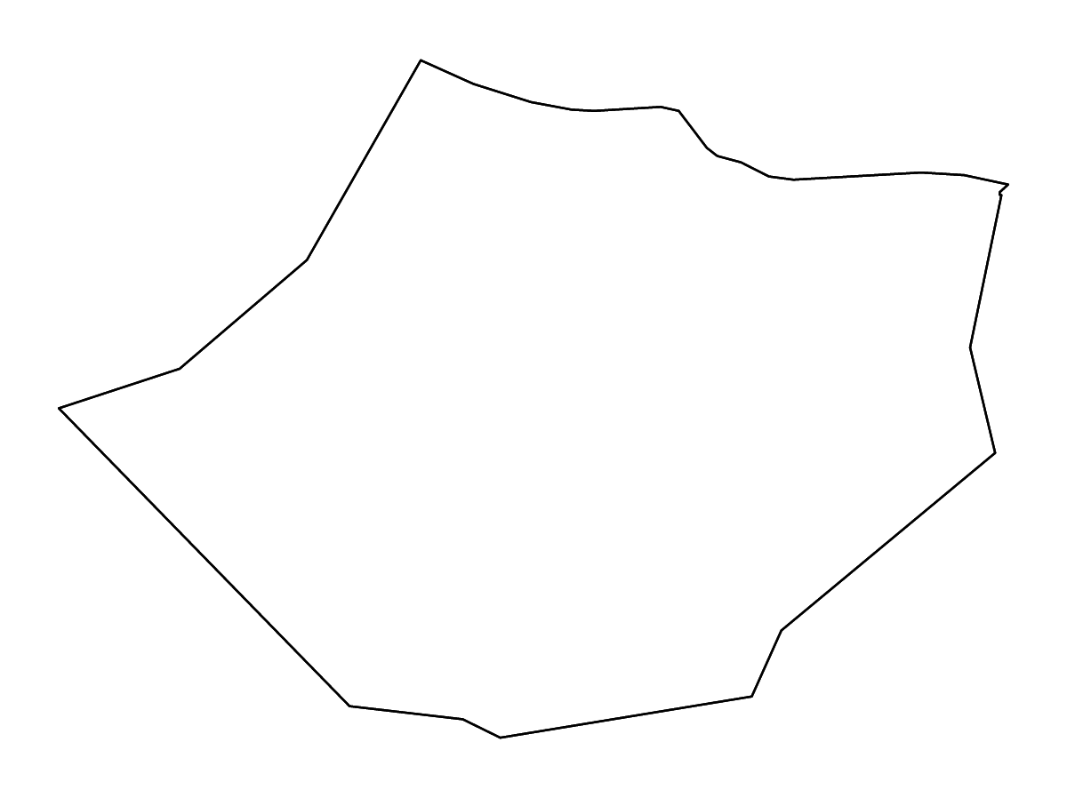 Mapa de contorno de Al Batinah South, Oman con ríos.