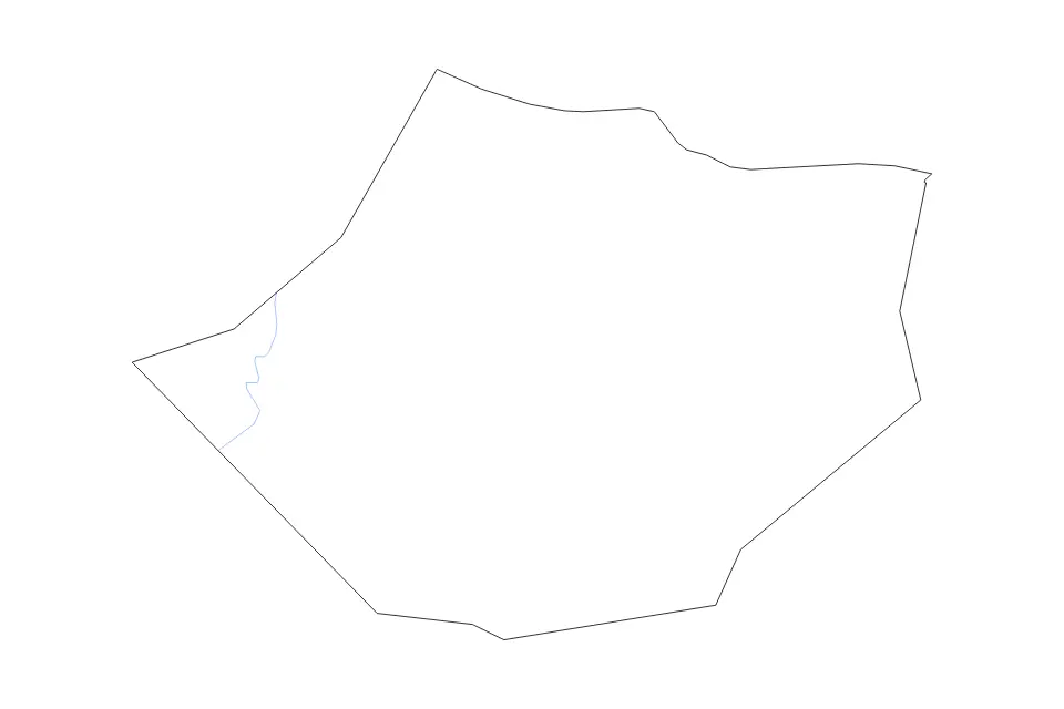 Al Batinah South outline map preview