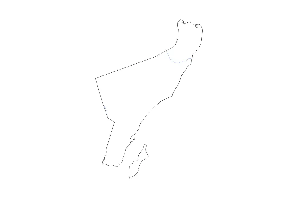 Vista previa del mapa de contorno de Ash Sharqiyah