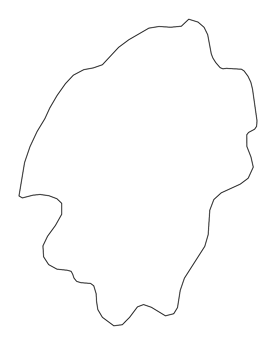 Mapa de contorno de Abra, Philippines con ríos.