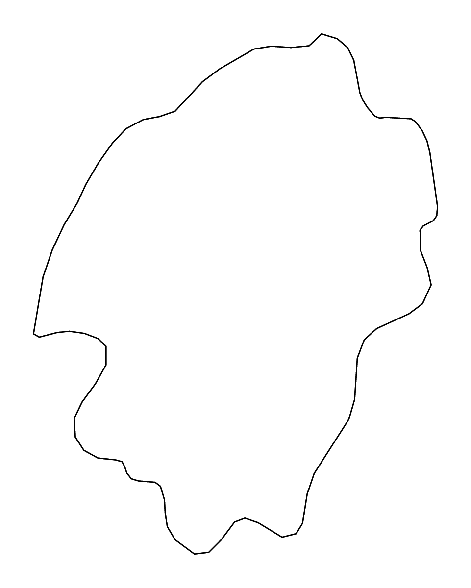 Carte de contour de Abra, Philippines avec rivières.