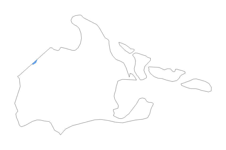Carte de Albay, Philippines de type contour et lacs pour Asie, montrant contour et lacs avec des éléments hydrographiques comme Lake Bato.