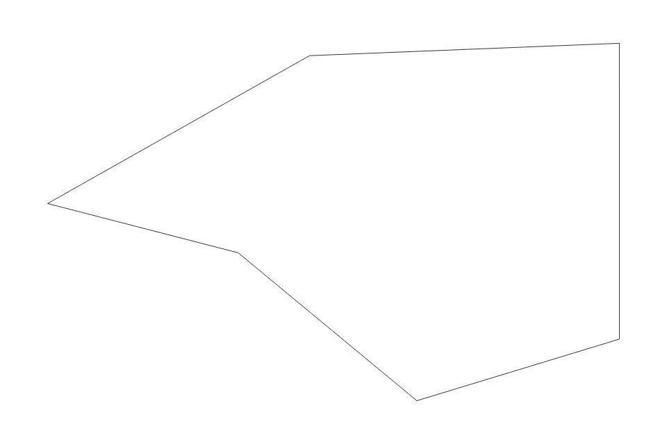 Outline map of Angeles Highly Urbanized City, Philippines with subdivision borders.