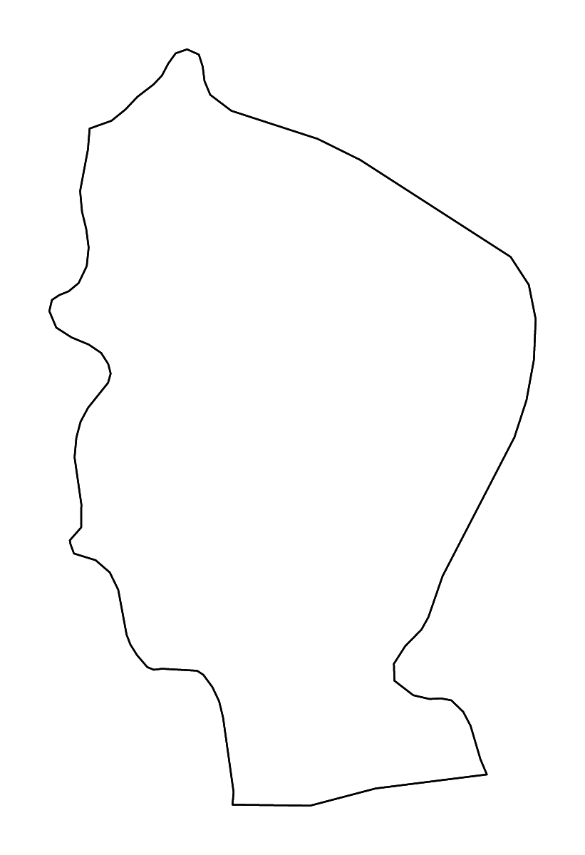 Carte de contour de Apayao, Philippines avec rivières.